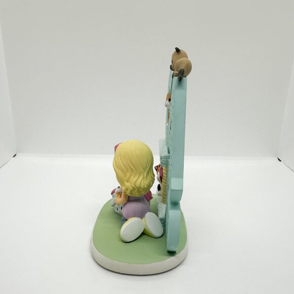 SOLD NIB Hamilton Collection Precious Moments Cat Obsessed Ceramic Figurine - Picture 4 of 7